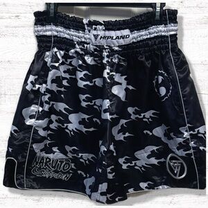Hypland x Naruto Shippuden “Curse Mark” Muay Thai MMA Boxing Shorts Size XL